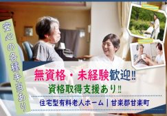【甘楽郡甘楽町】住宅型有料老人ホームの介護職【JOB ID：241-3-ca-f-ms-aaa】 イメージ