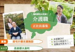 【邑楽郡大泉町】居宅介護施設の介護職【JOB ID：508-1-ca-f-ms-aaa】 イメージ