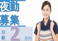 【富岡市】住宅型有料老人ホームの夜勤介護職【JOB ID：241-33-ca-yp-ms-nor】 イメージ