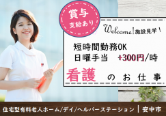 【安中市】住宅型有料老人ホーム/デイ/ヘルパーステーションの看護師【JOB ID：366-1-ns-pn-jn-nor】 イメージ