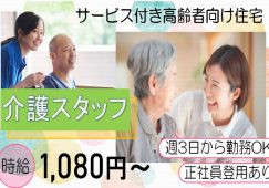 【佐野市】サービス付き高齢者向け住宅の介護職【JOB ID：990-1-ca-pn-sy-nor】 イメージ