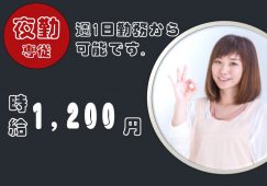 【太田市】住宅型有料老人ホームの夜勤介護職【JOB ID：782-5-ca-yp-ms-nor】 イメージ