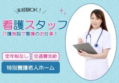 【館林市】特別養護老人ホームの看護師【JOB ID：8-1-ns-p-jn-nor】 イメージ