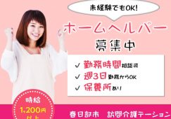 【春日部市】訪問介護ステーションの訪問介護職【JOB ID：1864-1-hca-p-sy-nor】 イメージ